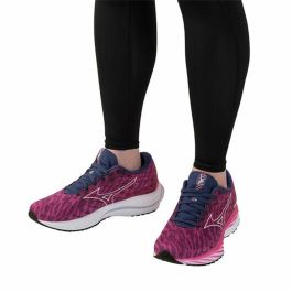 Zapatillas de Running para Adultos Mizuno Wave Rider 26 Rosa oscuro Mujer