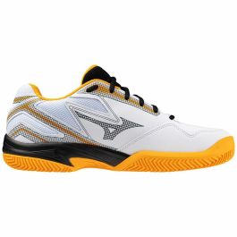 Zapatillas de Padel para Adultos Mizuno Break Shot 4 Blanco Naranja Precio: 85.58999977. SKU: S64137290