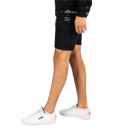 Pantalones Cortos Deportivos para Hombre Ellesse Michael Fleece Negro