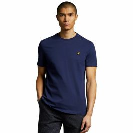 Camiseta de Manga Corta Hombre Lyle & Scott V1-Plain Azul marino Hombre