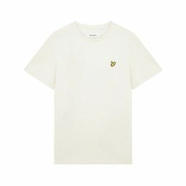 Camiseta de Manga Corta Lyle & Scott V1-Plain Blanco Natural Hombre