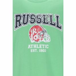 Camiseta de Manga Corta Russell Athletic Amt A30421 Verde Hombre