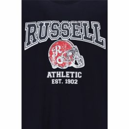 Camiseta de Manga Corta Russell Athletic State Negro Hombre