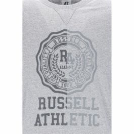 Camiseta de Manga Larga Hombre Russell Athletic Collegiate Gris claro