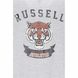 Sudadera sin Capucha Hombre Russell Athletic Honus Gris claro