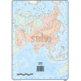 Selvi Mapa Mudo Físico De Asia A4 -50U- Precio: 5.79000032. SKU: B12AZATED8