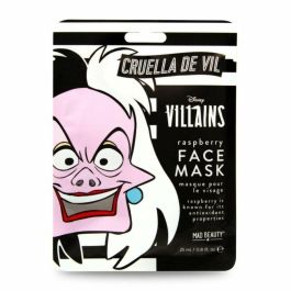 Mascarilla Facial Mad Beauty Disney Villains Cruella Frambuesa (25 ml)