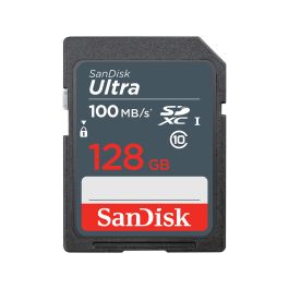 Tarjeta de Memoria Micro SD con Adaptador SanDisk SDSDUNR 128 GB