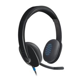 Auriculares Logitech H540/ con Micrófono/ USB/ Negros