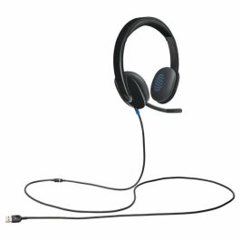 Auriculares Logitech H540/ con Micrófono/ USB/ Negros