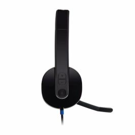 Auriculares Logitech H540/ con Micrófono/ USB/ Negros