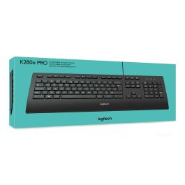 Logitech K280e Corded Keyboard, USB, 930g, US, Black Logitech K280e Corded Keyboard, USB, 930g, US, Black