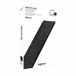 Teclado Bluetooth con Soporte para Tablet Logitech Keys-To-Go Español Negro Qwerty Español
