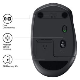 Logitech M590 Ratón Inalámbrico Multi-Device Silent Óptico Bluetooth Grafito para PC/portátil Oficina