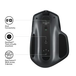 Logitech RF 2.4 GHz, 10 m, 200 - 4000 DPI, Li-Po 500 mAh, 85.7 x 126 x 48.4 mm, 145 g Logitech RF 2.4 GHz, 10 m, 200 - 4000 DPI, Li-Po 500 mAh, 85.7 x 126 x 48.4 mm, 145 g
