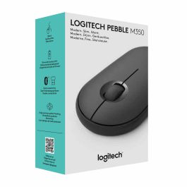 Ratón Inalámbrico Logitech Pebble M350 Wireless Mouse Negro