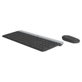 Logitech - MK470 Ultra-Slim Wireless Keyboard + Mouse y Silent Wireless System - Diseño compacto y plano - Receptor USB de 2,4 GHz