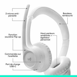 Auriculares Logitech 981-001417 Blanco