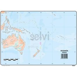 Selvi Mapa Mudo Físico De Oceania A4 -50U- Precio: 5.50000048. SKU: B12HPS9AVW