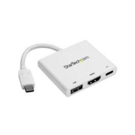 Adaptador USB-C Startech CDP2HDUACPW Blanco 4K Ultra HD