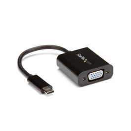 Adaptador USB C a VGA Startech CDP2VGA Negro