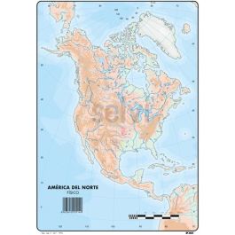 Selvi Mapa Mudo Físico De America Del Norte A4 -50U- Precio: 5.97355408. SKU: B17BQ6WYLG