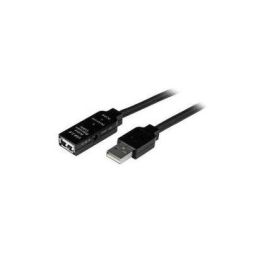 Cable USB Startech USB2AAEXT10M Negro Precio: 82.49999978. SKU: S55057312