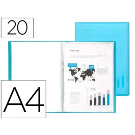 Carpeta Liderpapel Escaparate 47042 20 Fundas Polipropileno Din A4 Azul Translucido Precio: 3.254899274. SKU: B1H3LM2W96