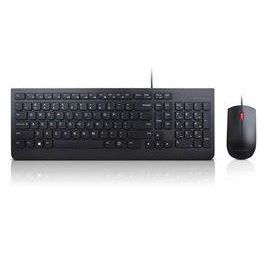 Teclado y Ratón Lenovo 4X30L79915 Negro Qwerty Español