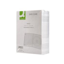 Caja Dvd Q-Connect Transparente Pack De 5 Unidades