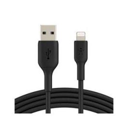 Cable USB a Lightning Belkin CAA001BT0MBK 150 cm Negro 15 cm