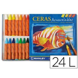 Lapices Cera Manley Acuarelable Caja De 24 Unidades Colores Surtidos Precio: 6.50000021. SKU: B1843BBHBP