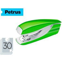 Grapadora Petrus Mod 635 Wow Verde Metalizada Capacidad 30 Hojas Precio: 27.2249995281. SKU: BIX623595