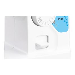 Brother J14s Máquina de coser mecánica automática de 14 programas, color blanco