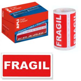 Apli Etiquetas Impresas 'Frágil' 100x50 mm C-Romos Rollo De 200 Blanco-Rojo Precio: 7.95000008. SKU: B156EYGKY8