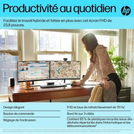 HP P24v G5 Monitor IPS FHD 23.8" (1920x1080) HDMI/VGA, 250cd, 5ms, 75Hz, Low Blue Light