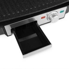 Orbegozo GR 4570 Grill Eléctrico 2200W, Placas Abatibles 180º Antiadherentes 29x23.5cm, Libre de PFOA/PTFE, Termostato Regulable