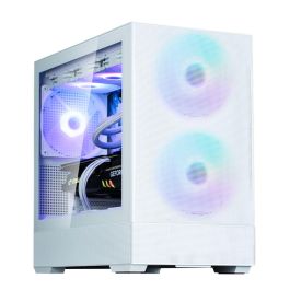 Zalman P30 Air White Mini Tower PC Blanco para placas Micro-ATX y Mini-ITX con ventana lateral de vidrio templado