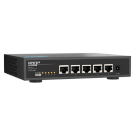QNAP QSW-3205-5T switch No administrado 10G Ethernet (100/1000/10000) Escritorio Negro QNAP QSW-3205-5T switch No administrado 10G Ethernet (100/1000/10000) Escritorio Negro