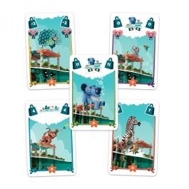 Devir All Aboard! Juego de Cartas para 2-5 Jugadores, +7 Años, 20 Minutos, Castellano, Inglés, Portugués, Italiano, Catalán