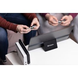 Verbatim PMT-17 (49593) Monitor Portátil Táctil 17.3" Full HD 1080p IPS con USB-C y HDMI para PC/Mac/Móvil