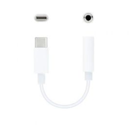 Adaptador USB-C a Jack 3.5 mm NANOCABLE 10.24.1205-W Blanco (1 unidad)