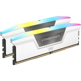 Corsair Memoria RAM Vengeance RGB DDR5 32GB (2x16GB) 6000MHz CL36 Blanco CMH32GX5M2E6000Z36W