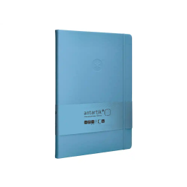 Antartik Cuaderno A4 Tapa Dura Hojas Puntos Azul Claro 100 Hojas 80gr FSC