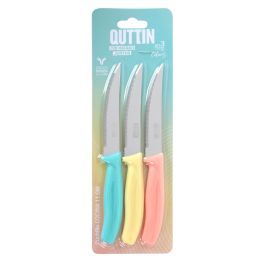 Set de 3 cuchillos bistec filo 11 cm Basic - Inde (18 Cajas) Set de 3 cuchillos bistec filo 11 cm Basic - Inde (18 Cajas)
