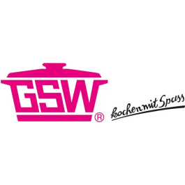 GSW Tagine de hierro fundido macizo, Ø30 cm, apto para inducción, tapa de cerámica, color negro y amarillo - Ref. 717434