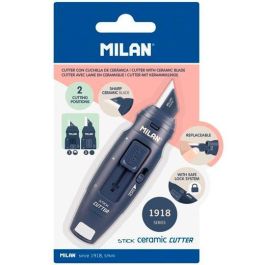 Milan Cutter Hoja Cerámica Stick Serie 1918 Blíster Azul Marino Ergonómico Precio: 5.50000055. SKU: B124R9FHCE