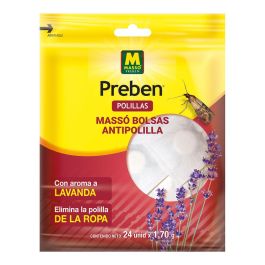 Massó Bolsa anti polillas preben 231636 - Protección contra polillas para ropa de lana, mantas, etc., durante 3 meses