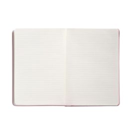 Cuaderno Con Gomilla Antartik Notes Tapa Dura A4 Hojas Rayas Rosa Pastel 100 Hojas 80 gr Fsc