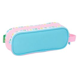 Portatodo Doble Benetton Unique Rosa Turquesa 21 x 8 x 6 cm